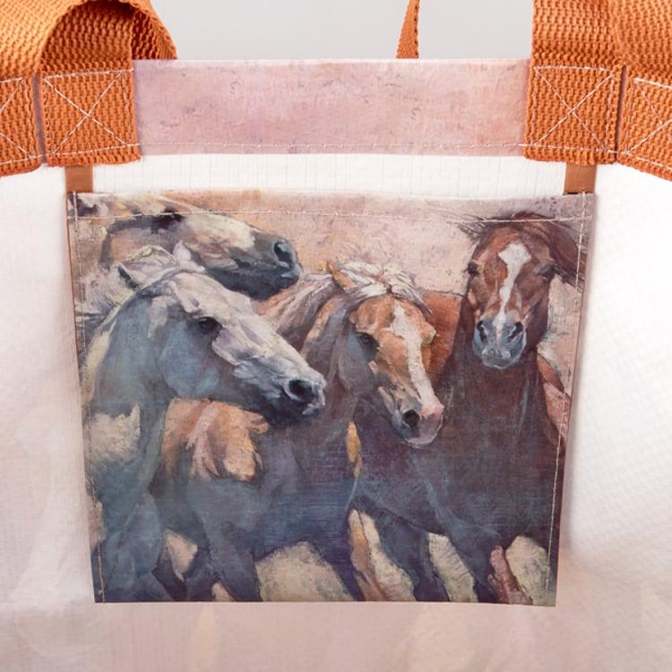 Primitives By Kathy Horses Market Tote