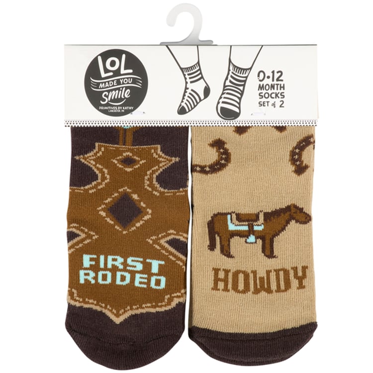 Primitives By Kathy Howdy Baby Sock Set
