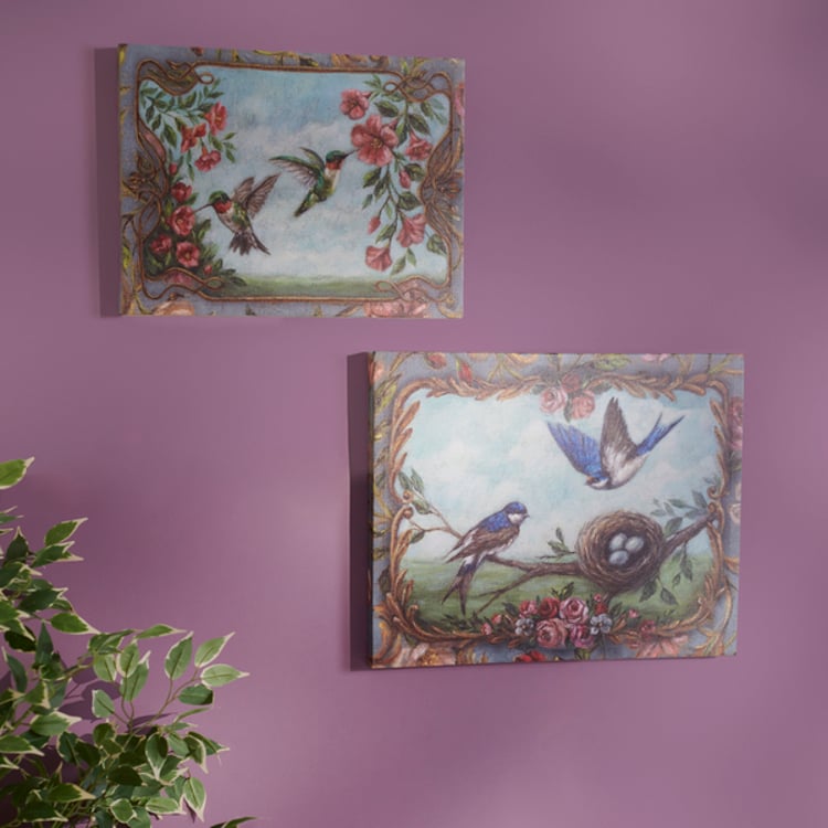 Primitives By Kathy Hummingbird Canvas Wall Art