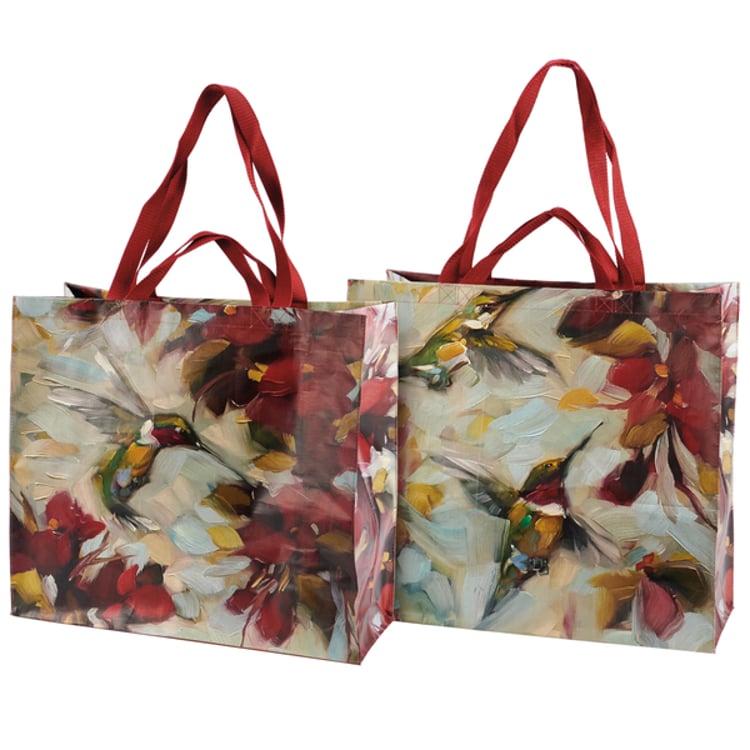 primitives by kathy Hummingbird Shopping Tote