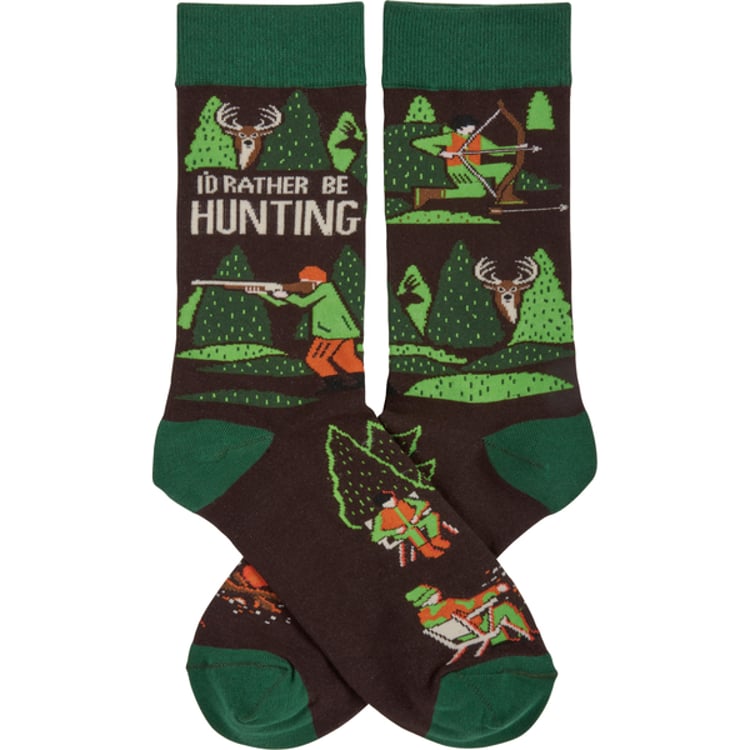 Primitives By Kathy I'd Rather Be Hunting Socks