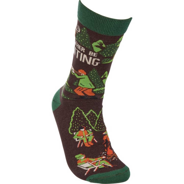 Primitives By Kathy I'd Rather Be Hunting Socks