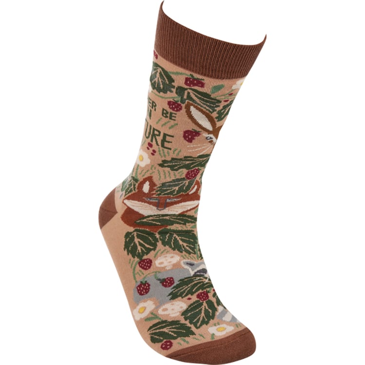 Primitives By Kathy I'd Rather Be In Nature Socks