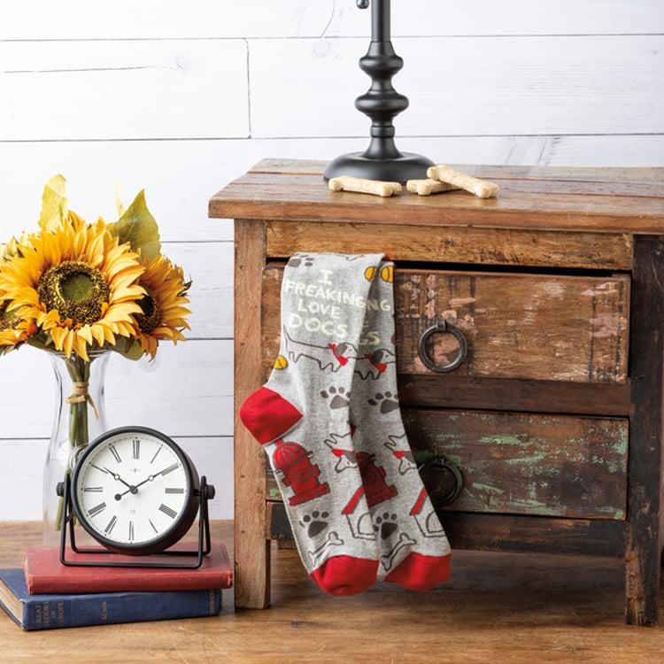 Primitives By Kathy I Freaking Love Dogs Socks