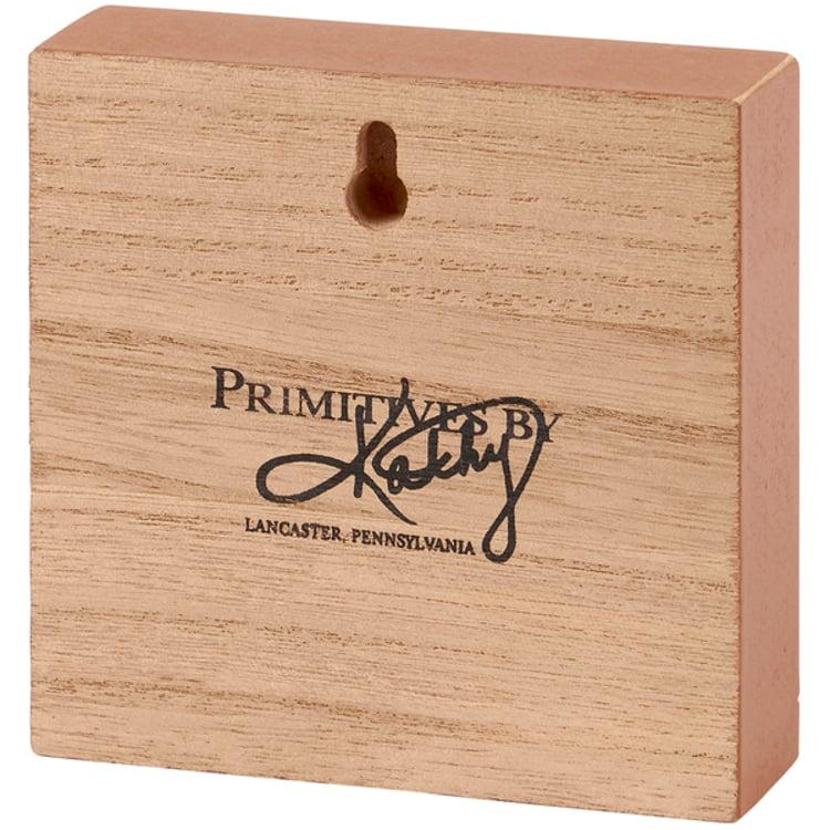 Primitives By Kathy I Love Us Block Sign