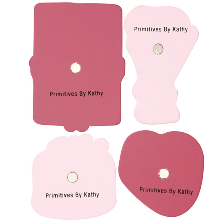 Primitives By Kathy I'm Just A Girl Magnet Set