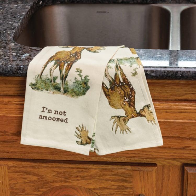 Primitives By Kathy I'm Not Amoosed Kitchen Towel