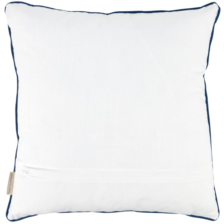 Primitives By Kathy Indigo Floral Pillow