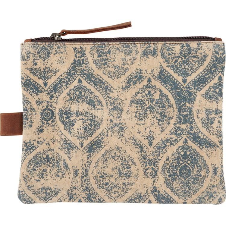 Primitives By Kathy Indigo Zipper Pouch