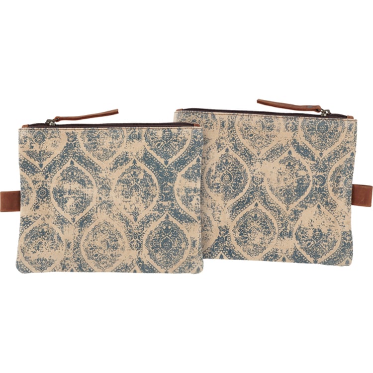 Primitives By Kathy Indigo Zipper Pouch
