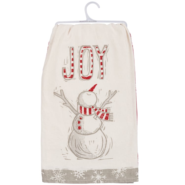 Primitives By Kathy Joy Snowman Kitchen Towel Set