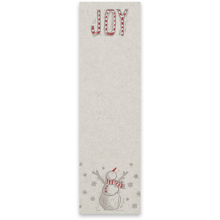 primitives by kathy Joy Snowman List Pad