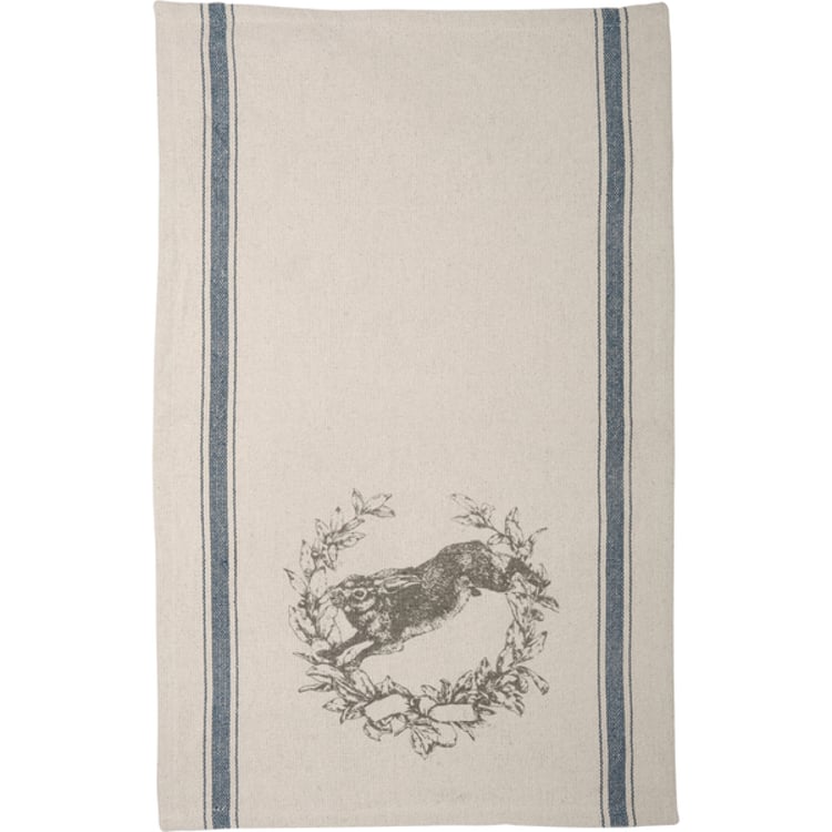 Primitives By Kathy Jumping Rabbit Kitchen Towel