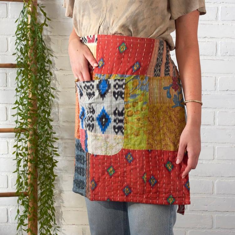 Primitives By Kathy Kantha Skirt Apron