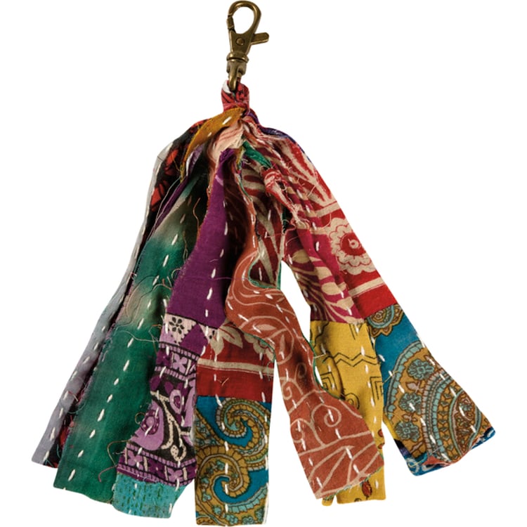 Primitives By Kathy Kantha Strips Keychain