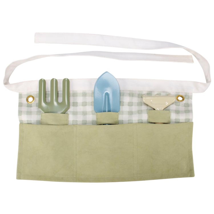 primitives by kathy Kids Green Gingham Apron