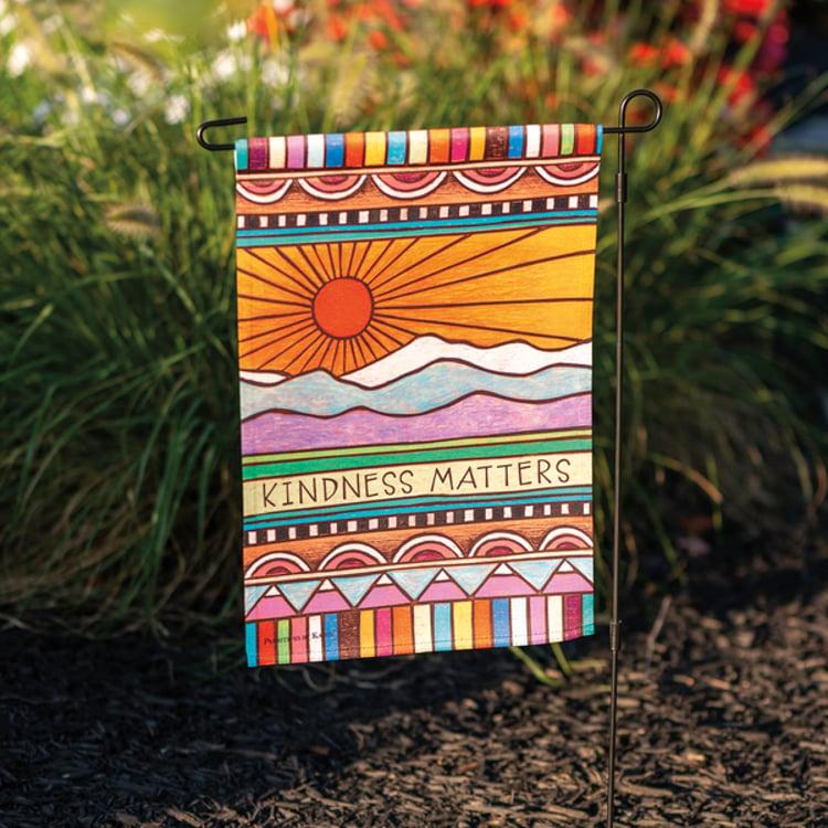 Primitives By Kathy Kindness Matters Garden Flag