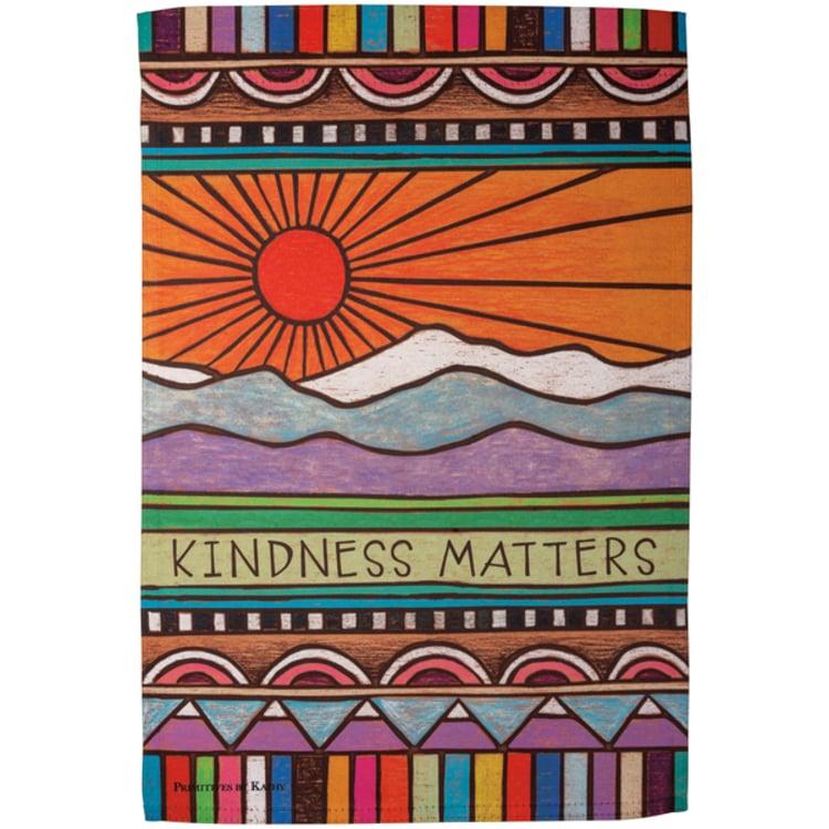Primitives By Kathy Kindness Matters Garden Flag