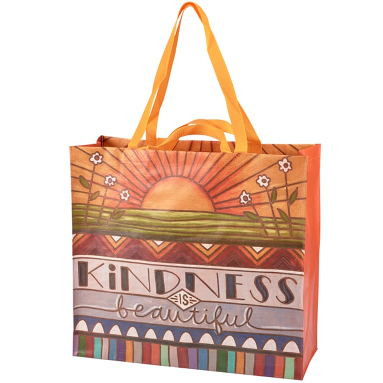 primitives by kathy Kindness Shopping Tote