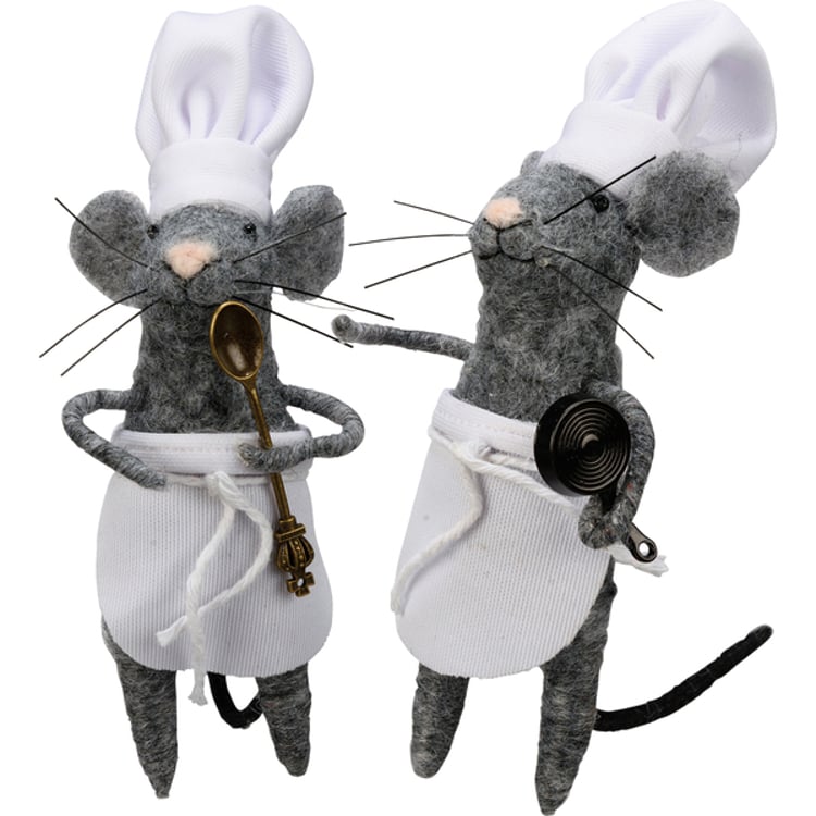 primitives by kathy Kitchen Mice Critter Set