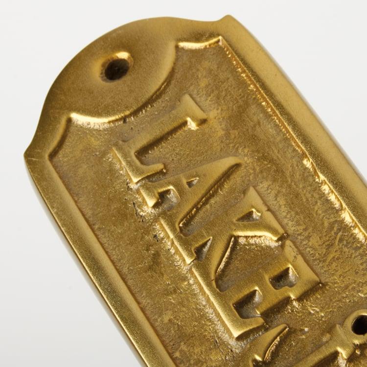 Primitives By Kathy Lake House Door Plaque