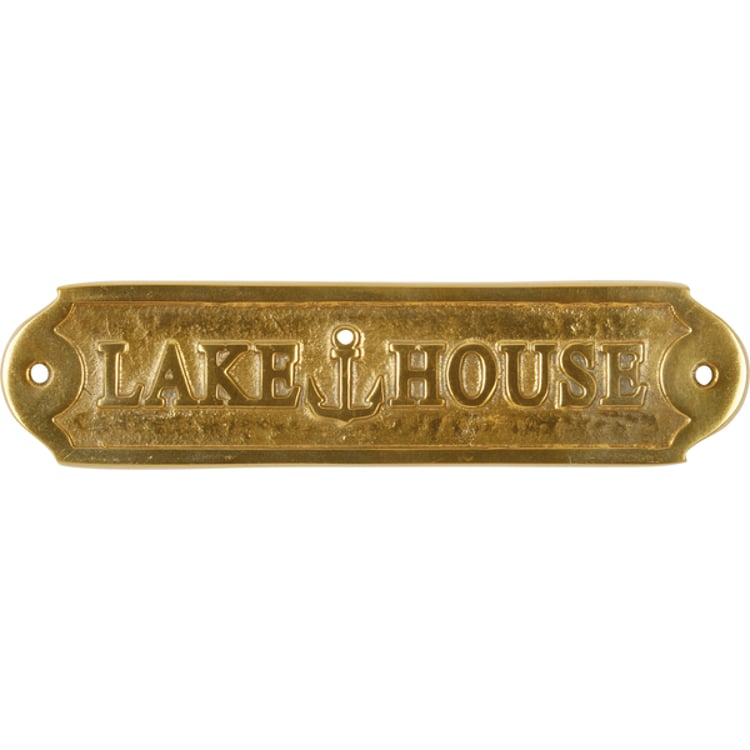 primitives by kathy Lake House Door Plaque