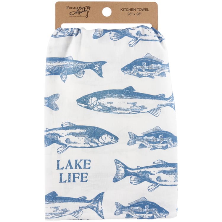 Primitives By Kathy Lake Life Kitchen Towel