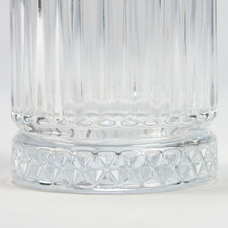 Primitives By Kathy Large Cut Glass Drinking Glass