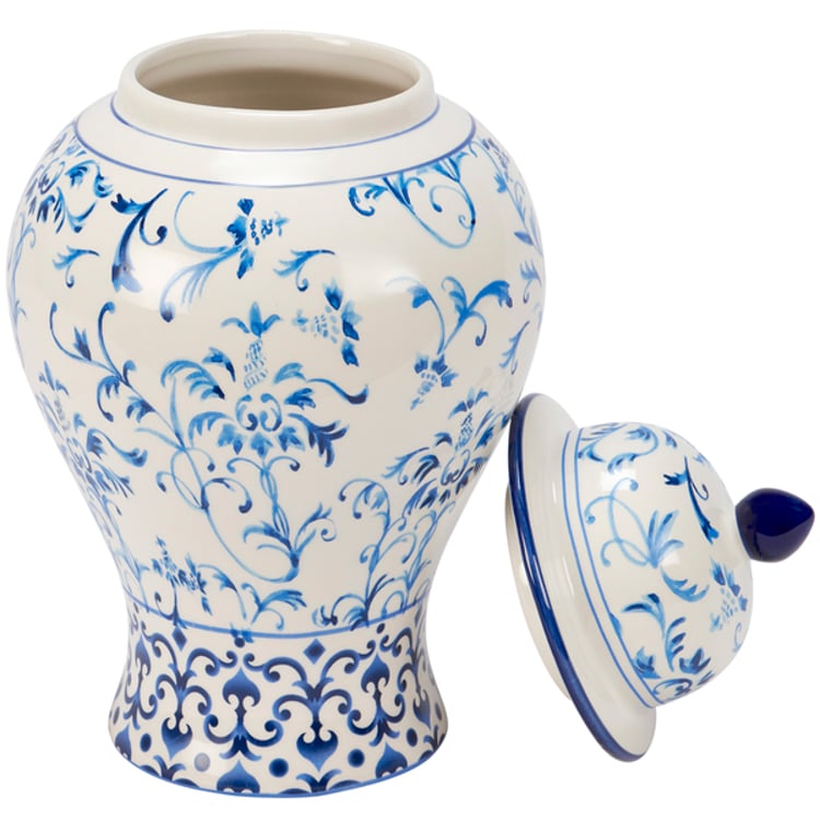 Primitives By Kathy Large Indigo Temple Jar