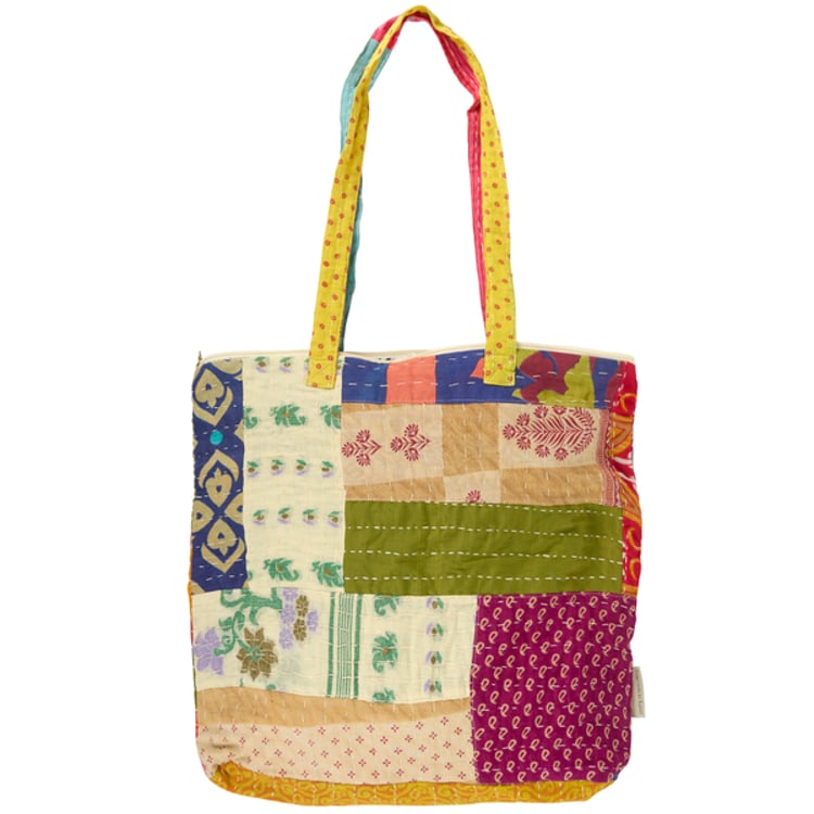 Primitives By Kathy Large Kantha Tote
