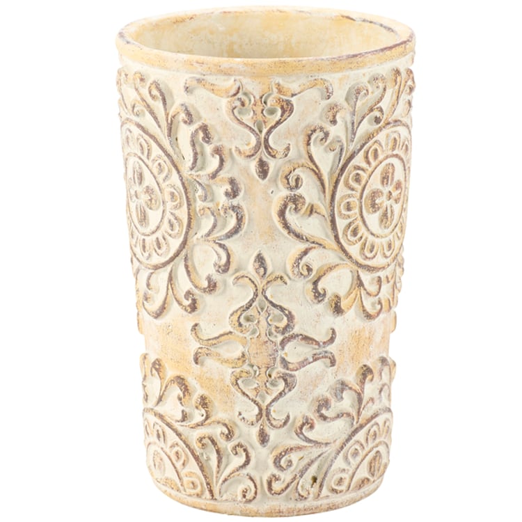 Primitives By Kathy Large Nouveau Floral Planter