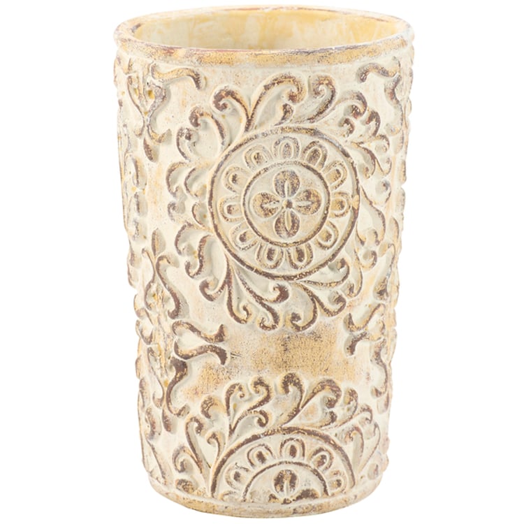 Primitives By Kathy Large Nouveau Floral Planter