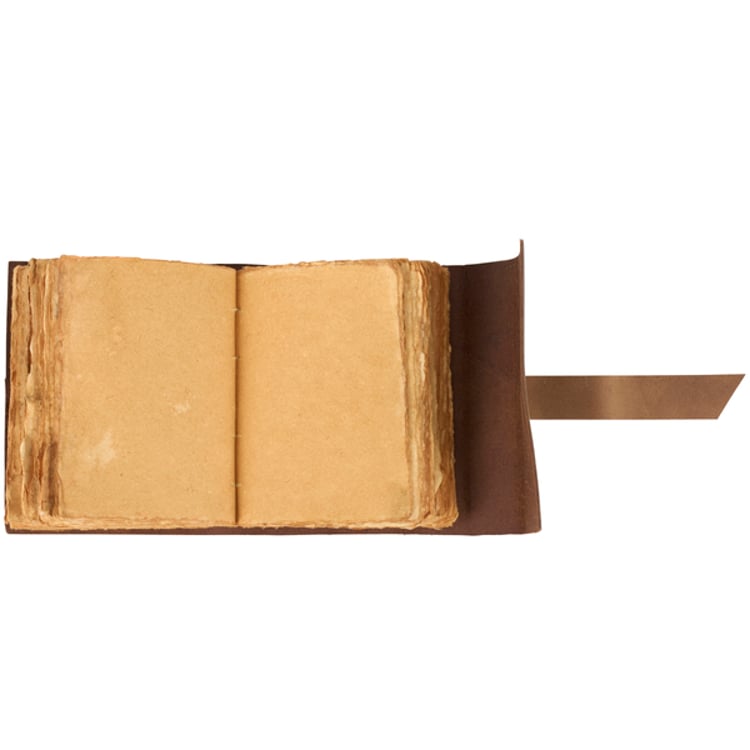 Primitives By Kathy Leather Buckled Journal