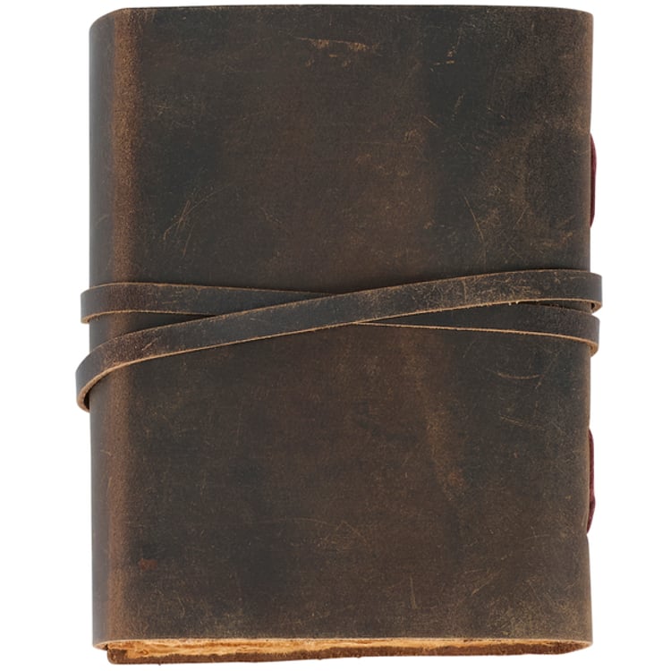 Primitives By Kathy Leather Wrap Journal