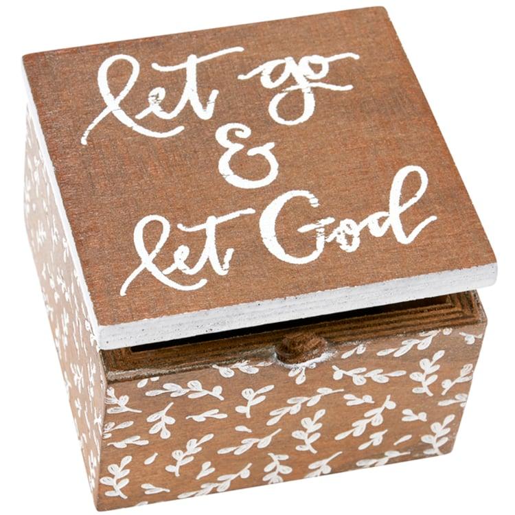 primitives by kathy Let Go & Let God Hinged Box