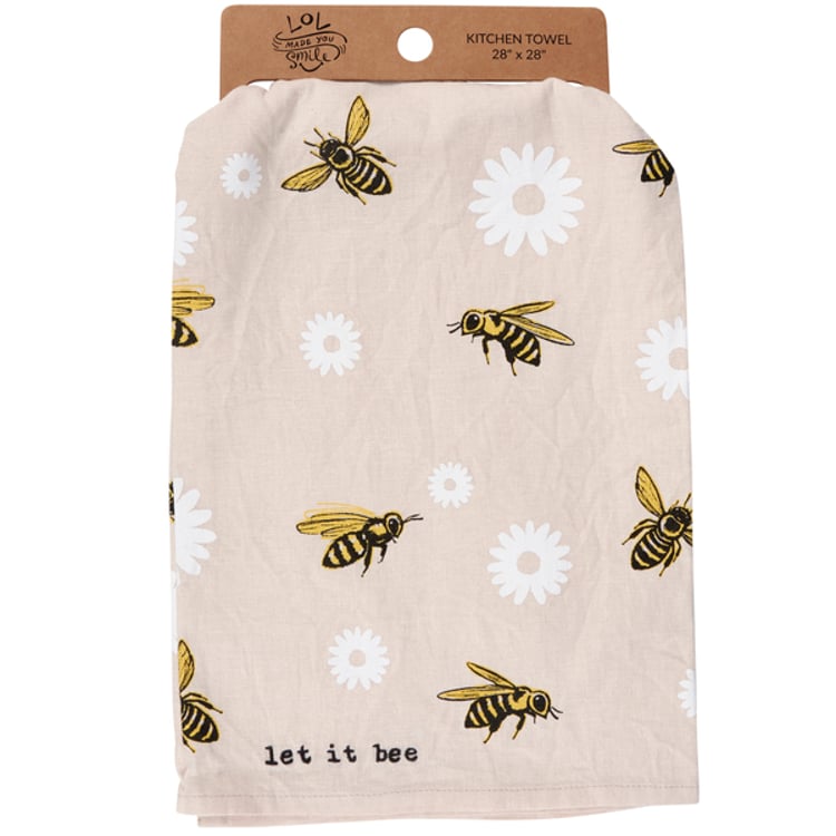 Primitives By Kathy Let It Bee Kitchen Towel