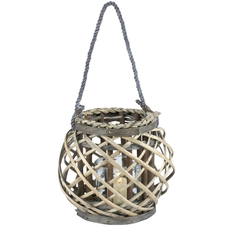 primitives by kathy Light Wicker Lantern