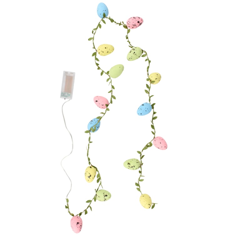 Primitives By Kathy Lighted Easter Egg Garland