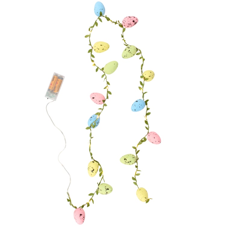 Primitives By Kathy Lighted Easter Egg Garland