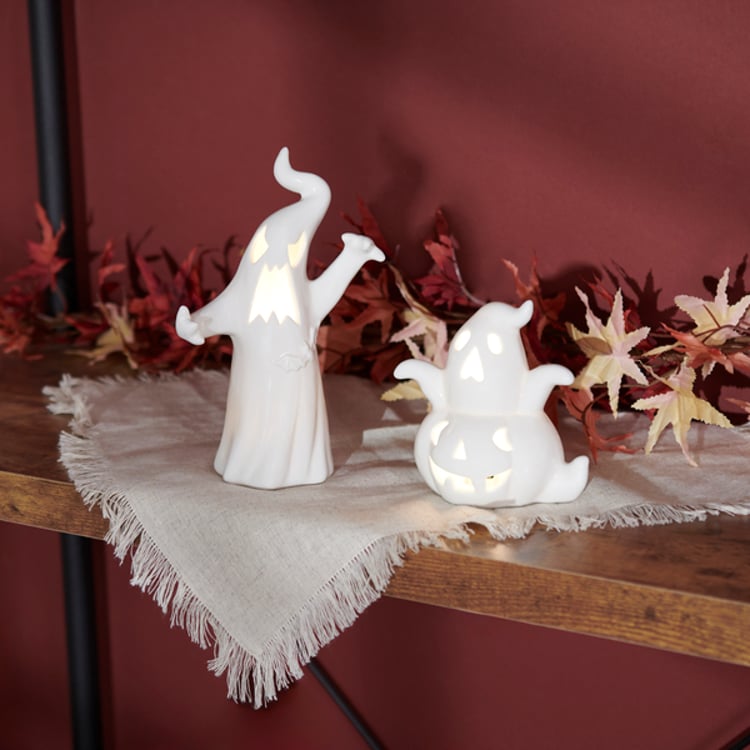 Primitives By Kathy Lighted Ghost Figurine