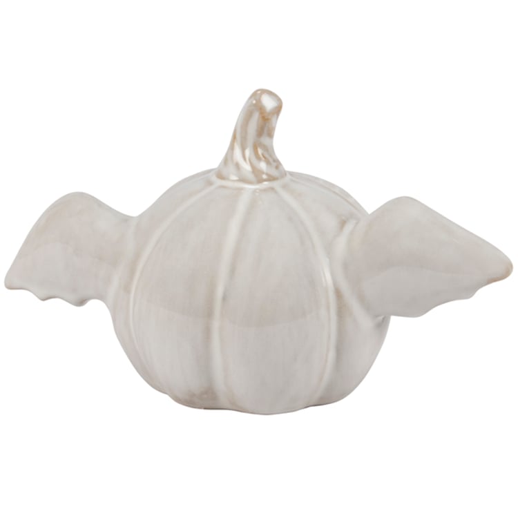 Primitives By Kathy Lighted Pumpkin Bat Figurine