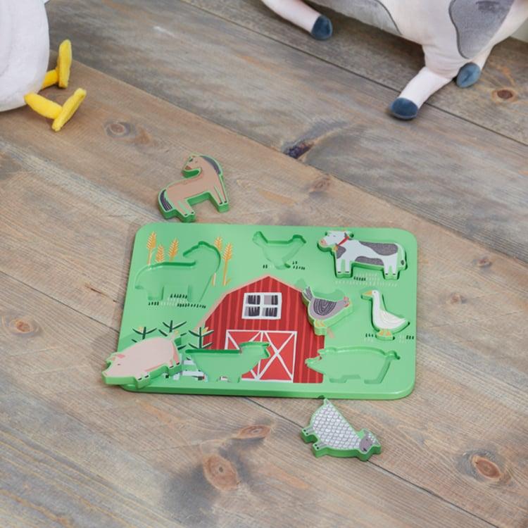 Primitives By Kathy Little Farm Chunky Puzzle