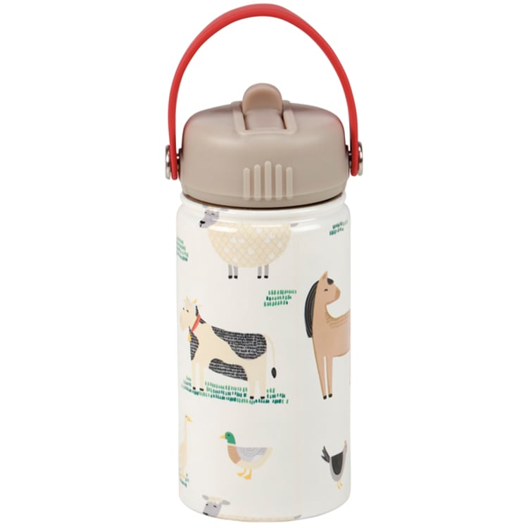 Primitives By Kathy Little Farm Kids Water Bottle