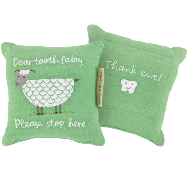 primitives by kathy Little Farm Tooth Fairy Pillow