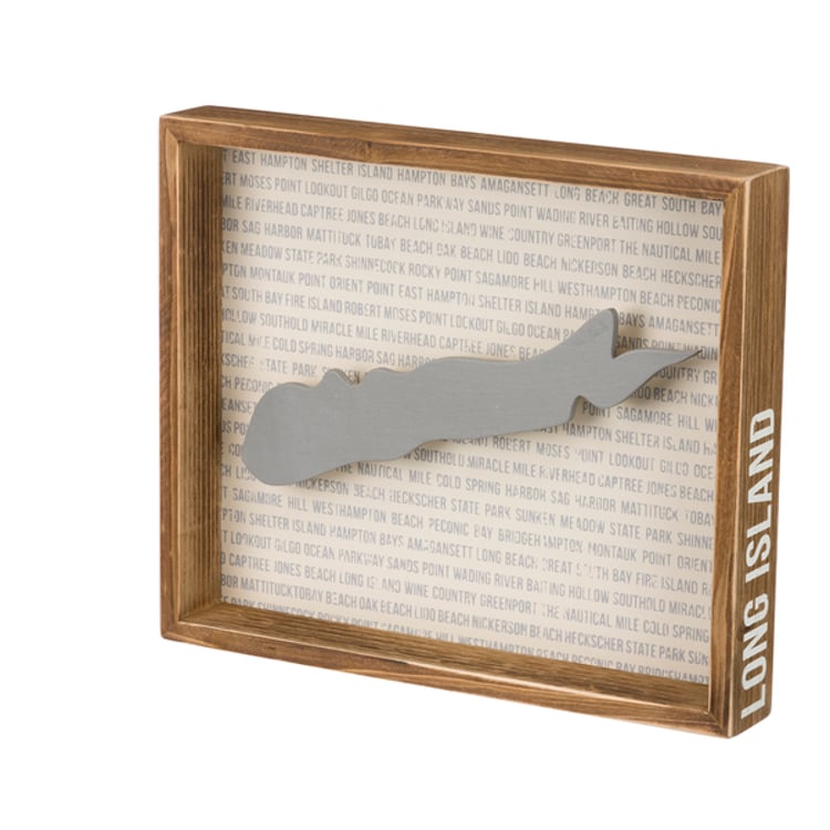 primitives by kathy Long Island Reverse Box Sign