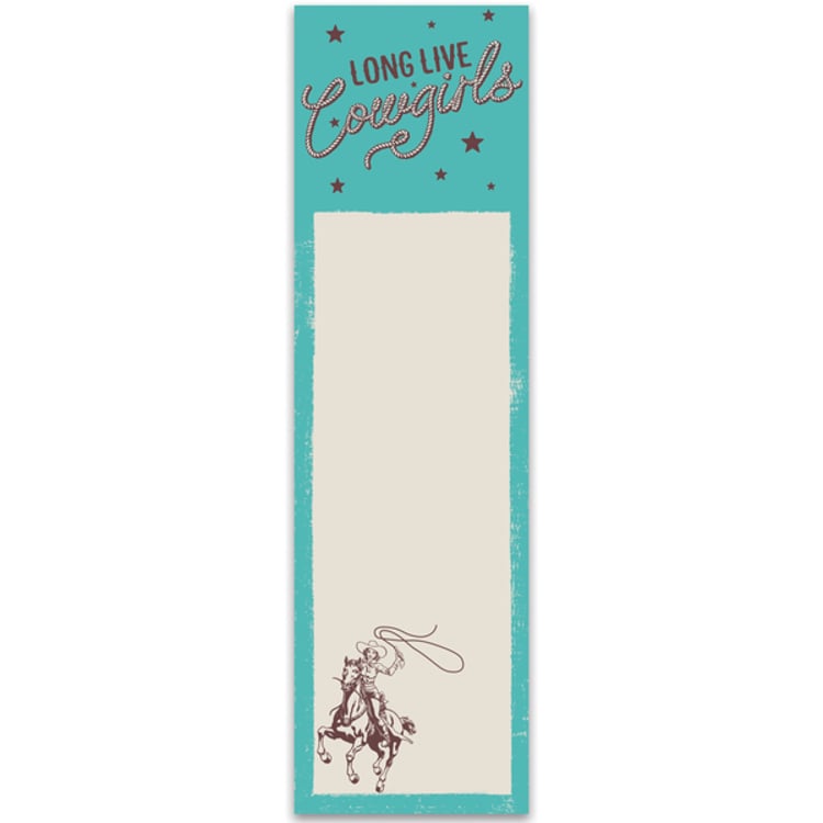 primitives by kathy Long Live Cowgirls List Pad