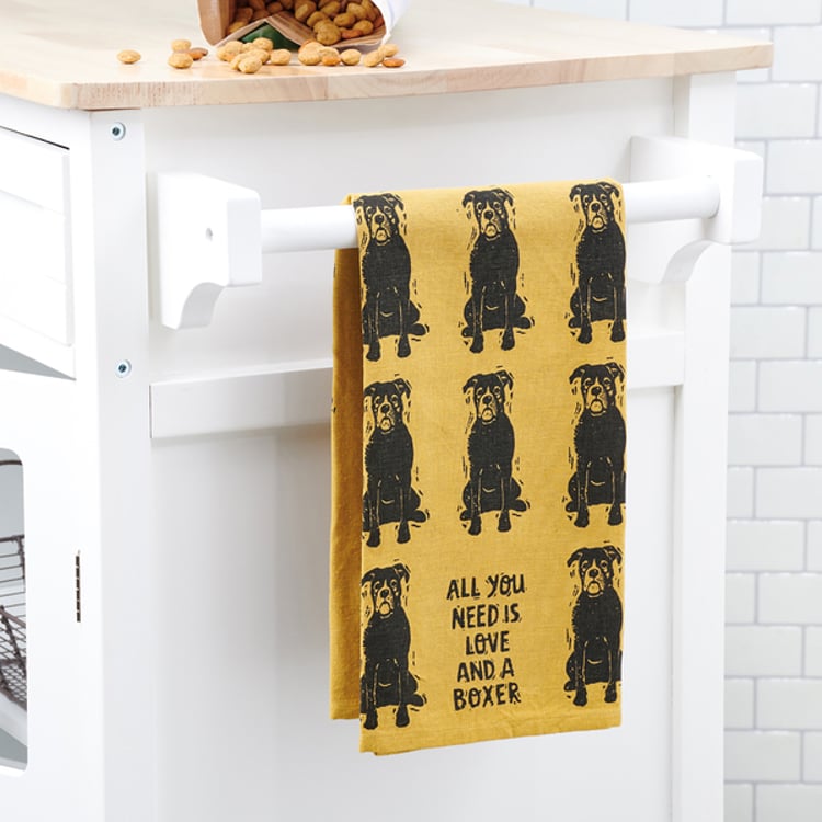Primitives By Kathy Love And A Boxer Kitchen Towel