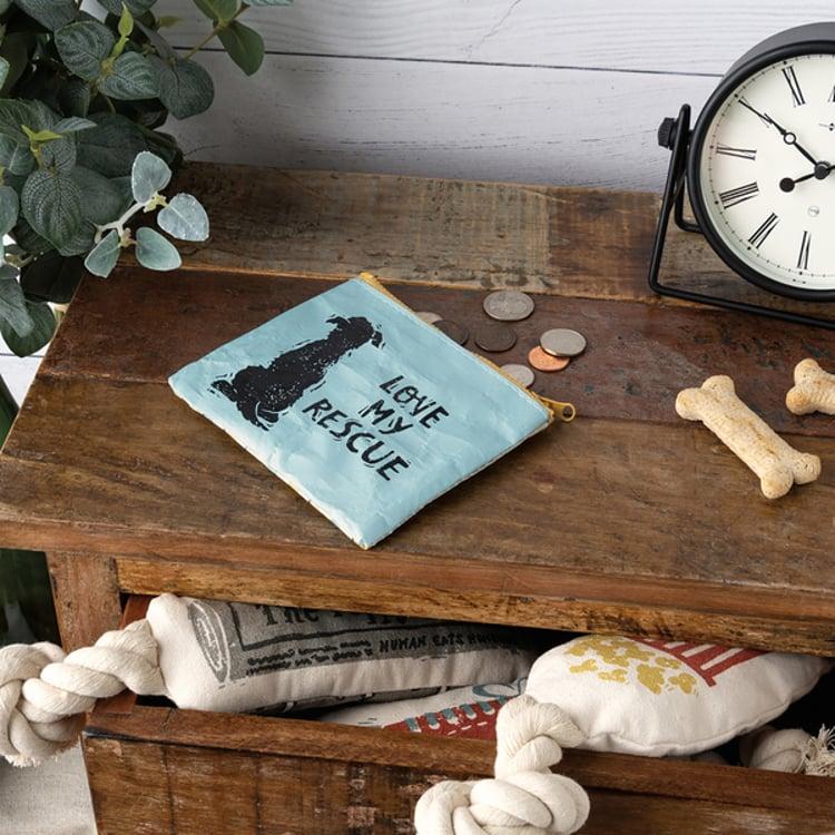 Primitives By Kathy Love My Rescue Zipper Wallet