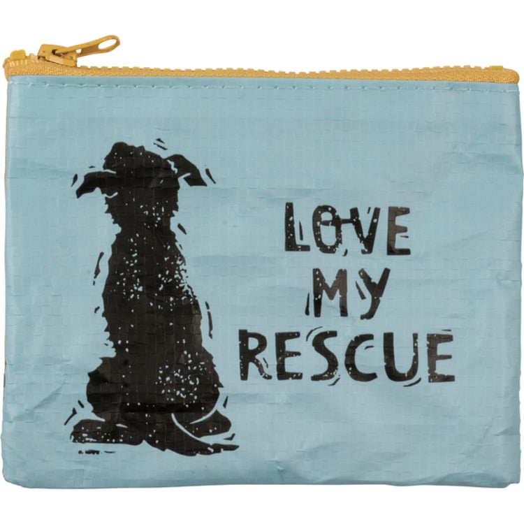 Primitives By Kathy Love My Rescue Zipper Wallet
