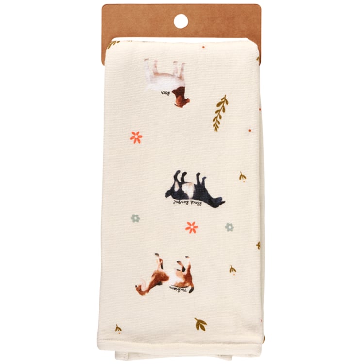 Primitives By Kathy Love Of Goats Kitchen Towel